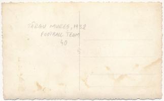 1938 Marosvásárhely, Targu Mures; Monopol a C-liga bajnoka a döntő mérkőzés után, focisták / footbal...