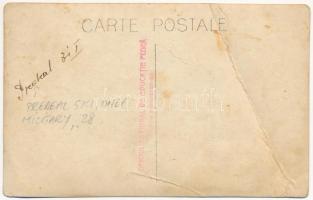 Predeál, Predeal; síelő katona, téli sport / ski, winter sport. photo (fa)