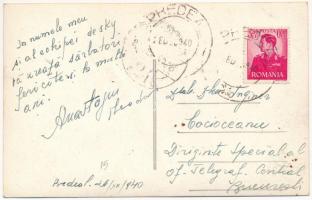 1940 Predeál, Predeal; Cabana skiorilor Diham / síelők menedékháza, téli sport / ski chalet, winter ...