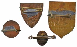 ~1930-1940. 4db-os jelvény tétel közte "Budapesti Szent Orsolya R.I. Szent Angéla Intézet"...