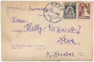 1926 Brassó, Kronstadt, Brasov; Tegernseer Bauernbühne. Direktion Hans u. Otto Lindner / színházi el...