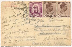 1940 Borszék, Borsec; Grota de gheata / jégbarlang belső / ice cave interior. G. Heiter photo (lyuk ...