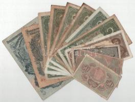 Szovjetunió 1919-1947. 12db-os bankjegytétel T:F,VG Soviet Union 1919-1947. 12pcs banknote lot C:F,VG