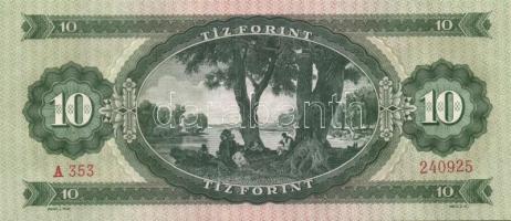 1949. 10Ft (2x) egymásutáni sorszámmal T:I