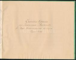 1834 Fr. Martinelli javító gyakorlatok II. osztály számára. Írás tanítási füzet nagyon dekoratív kor...