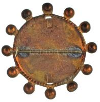 1896. "896-1896" címeres milleniumi bronz kitűző (29mm) T:AU