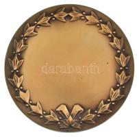 Iván István (1905-1968) ~1960. "Vajdahunyadvár" bronz emlékérem (70mm) T:AU kis ph