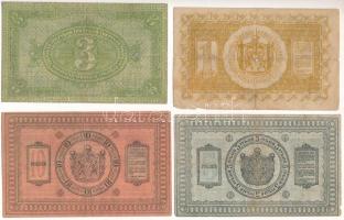 Oroszország / Polgárháború / Szibéria és Urál / Ideiglenes Szibériai Igazgatás 1918. 1R + 5R + 10R +...