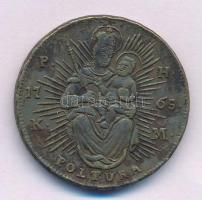 1765PH-KM Poltura Cu "Mária Terézia" T:VF patina Huszár: 1751., Unger III.: 1270.c
