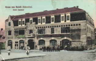 Siret Hotel Annahof with the shop of Osias Goldenblum (EK)