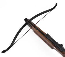 Megaline Phantom 1 számszeríj, Hubertus 4x20 távcsővel, elején támasztója hiányzik, h: 77 cm