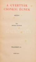 Márai Sándor: A gyertyák csonkig égnek. Bp., 1944, Révai, 210+(2) p. Kiadói félvászon-kötés, foltos borítóval és gerinccel, helyenként foltos lapokkal.