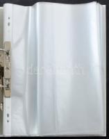 A4-es gyűrűs képeslap album kb. 400 férőhellyel / A4 size postcard album for cca. 400 postcards