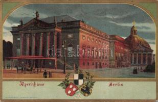 1899 Berlin the Opera litho