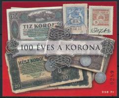 2000 100 éves a Korona emlékív