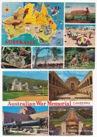 42 db MODERN ausztrál város képeslap / 42 modern Australian town-view postcards