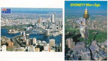 42 db MODERN ausztrál város képeslap / 42 modern Australian town-view postcards