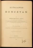 Mihalkovics Géza: Általános boncztan. A Magyar Orvosi Könyvkiadó-Társulat Könyvtára XXXVIII. köt. Bp., 1881., Magyar Orvosi Könyvkiadó-Társulat,(Franklin-ny.), XV+1+740 p. Szövegközti képanyaggal illusztrált. Korabeli félbőr-kötés, mintás lapélekkel, kopott borítóval.