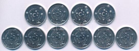 Törökország 2022. 1k Al "Naprendszer" (10xklf emlékpénz, teljes sor) T:UNC
Turkey 2022. 1...