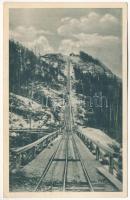 1937 Kommandó, Komandó, Comando, Comandau; sikló vasút. Adler Oscar felvétele / funicular railway (EK)