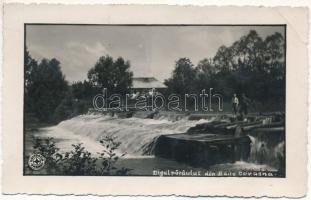 1937 Kovásznafürdő, Baile Covasna; Digul paraului / Folyó töltése / the embankment of the river (EB)