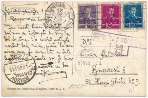 1945 Sepsiszentgyörgy, Sfantu Gheorghe; Városi szálloda és étterem, drogéria, autóbusz, Kupán Géza ü...