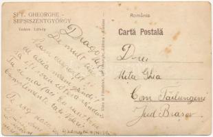 1930 Sepsiszentgyörgy, Sfantu Gheorghe; Városi szálloda és étterem, Bikfalvi István, Kozma Lajos, Ma...