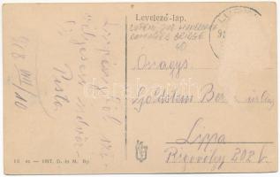 1918 Lupény, Lupeni; felrobbantott híd / WWI Austro-Hungarian K.u.K. military, blown-up bridge (Rb)