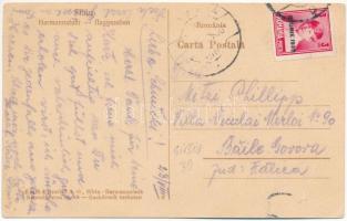 1930 Nagyszeben, Hermannstadt, Sibiu; Johanniskirche / Evangélikus templom / Lutheran church. litho ...