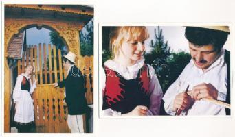 KALOTASZEG - 25 db modern erdélyi népviseletes képeslap / Tara Calatei - 25 modern Transylvanian fol...