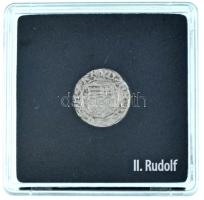 1583K-B Denár Ag "Rudolf" kapszulában (~0,40g) T:VF patina Hungary 1583K-B Denar Ag "Rudolf" in capsule (~0,40g) C:VF patina Huszár: 1059.,Unger II.: 811.a