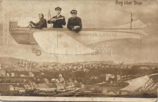 Trier trick photo with aeroplane