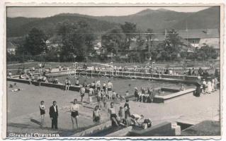 1940 Kovászna, Covasna; Strand / spa, swimming pool. photo (EK)