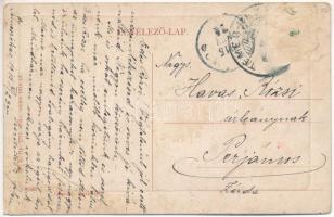 1915 Temesrékas, Temes-Rékás, Recas; Községháza. W.L. Bp. 2771. / Gemeindehaus / town hall (fa)