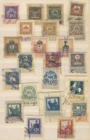 1854-1926 77 klf okmány bélyeg C.M., sok XIX. századival