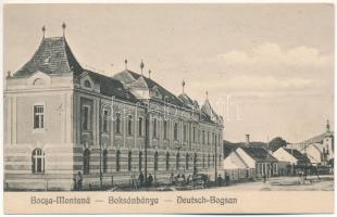 1921 Boksánbánya, Németbogsán, Deutsch-Bogsan, Bocsa Montana; utca. Adolf Rosner kiadása / street view (EK)