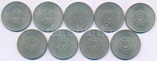 1967. 5Ft Cu-Ni-Zn "Kossuth" (9x) T:AU,XF patina 
Adamo F8.2