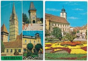 12 db MODERN Erdély város képeslap / 12 modern Transylvanian town-view postcards