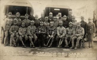 1915 Honvéd hadianyag-utánpótló alakulat / K.u.K. Munitionskolonne No. 3 / Hungarian ammunition supply unit, group photo