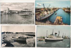 16 db MODERN motívum képeslap: hajózás / 16 modern motive postcards: ships