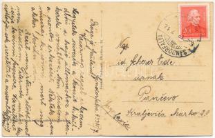 1933 Sándorfalva (Szeged), Községháza, Hangya fogyasztási szövetkezet üzlete és saját kiadása (fl)