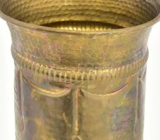 Esernyőtartó, dombornyomott réz, 56 cm