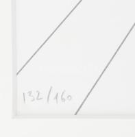 Maurer Dóra (1937-): Quod libet (Cím nélkül), 1990. Szitanyomat, fotó, kollázs, papír. Jelezve jobbr...