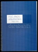 Fajó János: Vázlatkönyv 1950-1965. Tárgytól a formáig. (Bp., 2007), Pesti Műhely. Fajó János grafikáinak egészoldalas reprodukcióival. Kiadói spirálfűzéses papírkötés. Számozott (238./300), Fajó János (1937-2018) Kossuth-díjas festőművész által aláírt példány.