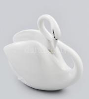 Hollóházi hattyú. Jelzett, hibátlan, m: 8 cm