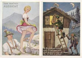 8 db MODERN erotikus humoros képeslap / 8 modern funny erotic postcards