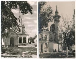 58 db MODERN külföldi város képeslap az 1960-as évekből / 58 modern European town-view postcards fro...