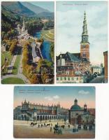 66 db RÉGI Nyugat-Európai város képeslap vegyes minőségben / 66 pre-1945 West-European town-view pos...