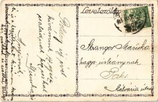 Bolodg újévet! Kiadja Rigler József Ede Rt. / Hungarian New Year art postcard s: K. K. (r)