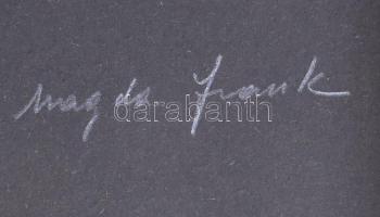 Frank Magda (1914-1997): Geometrikus kompozíció. Szitanyomat, papír, jelzett, számozott (2/40), lapm...